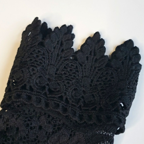 Black Lace Net Mesh Arm Cuff - Picture 11 of 11